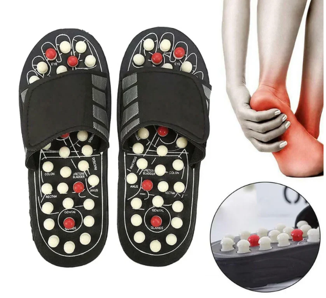 MassageMax – Women's Comfort Slippers - White - 35