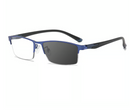 Metal Ultra-light Half-frame Photochromic Multifocal Glasses