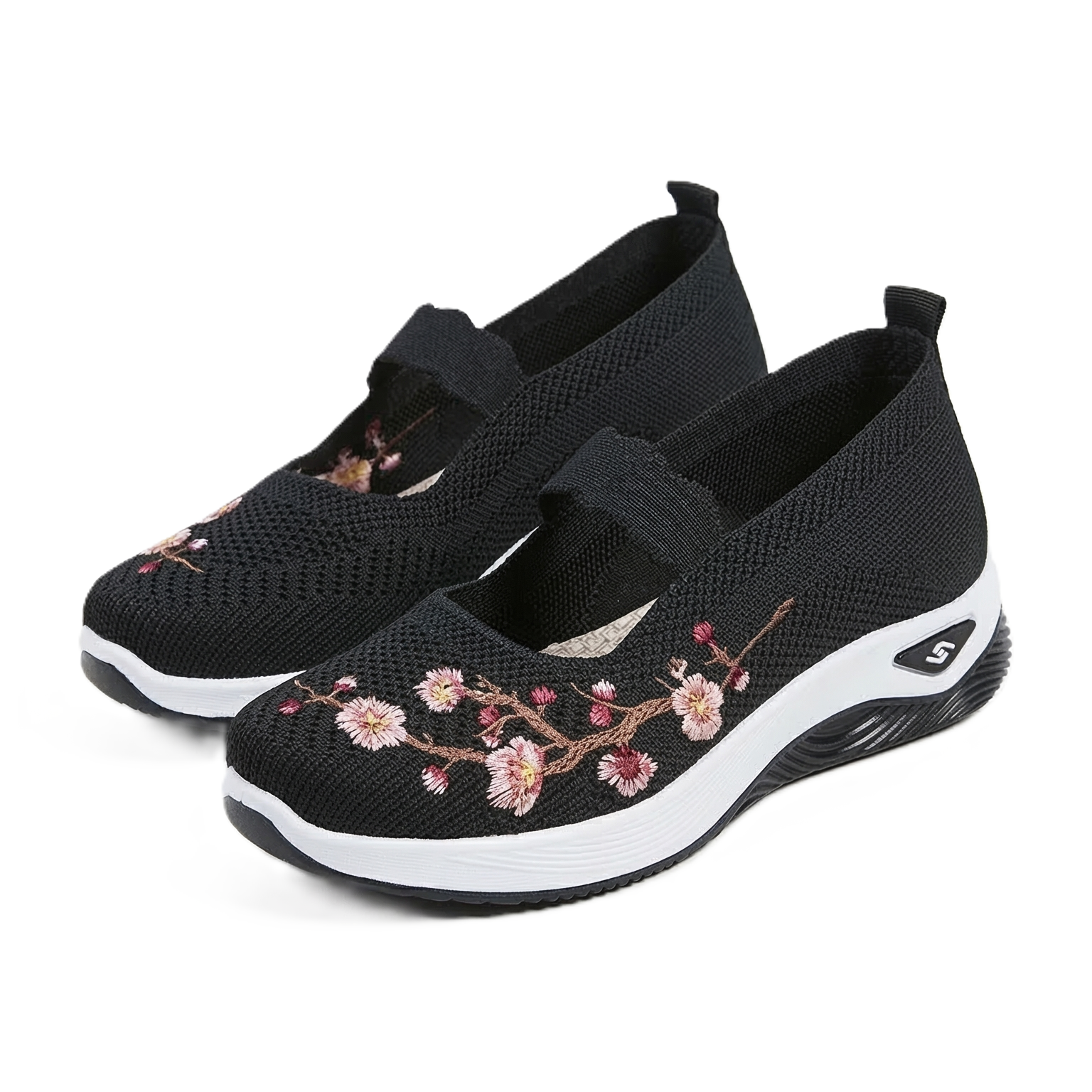 Fit Floral – Comfort Trainers - White - 36
