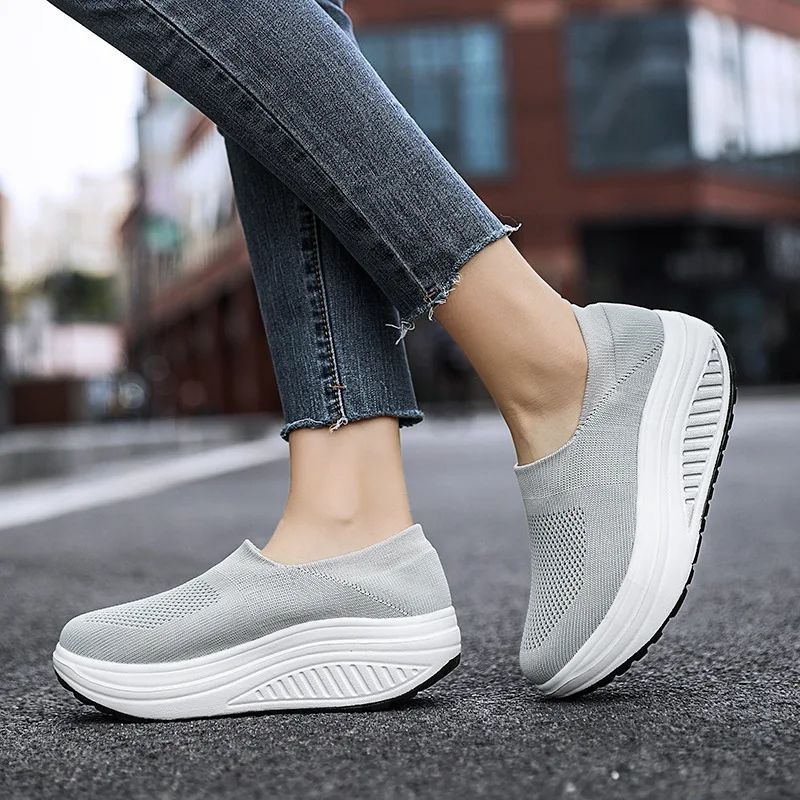 SoftFlex – Women's Comfort Trainers - Grey - 40
