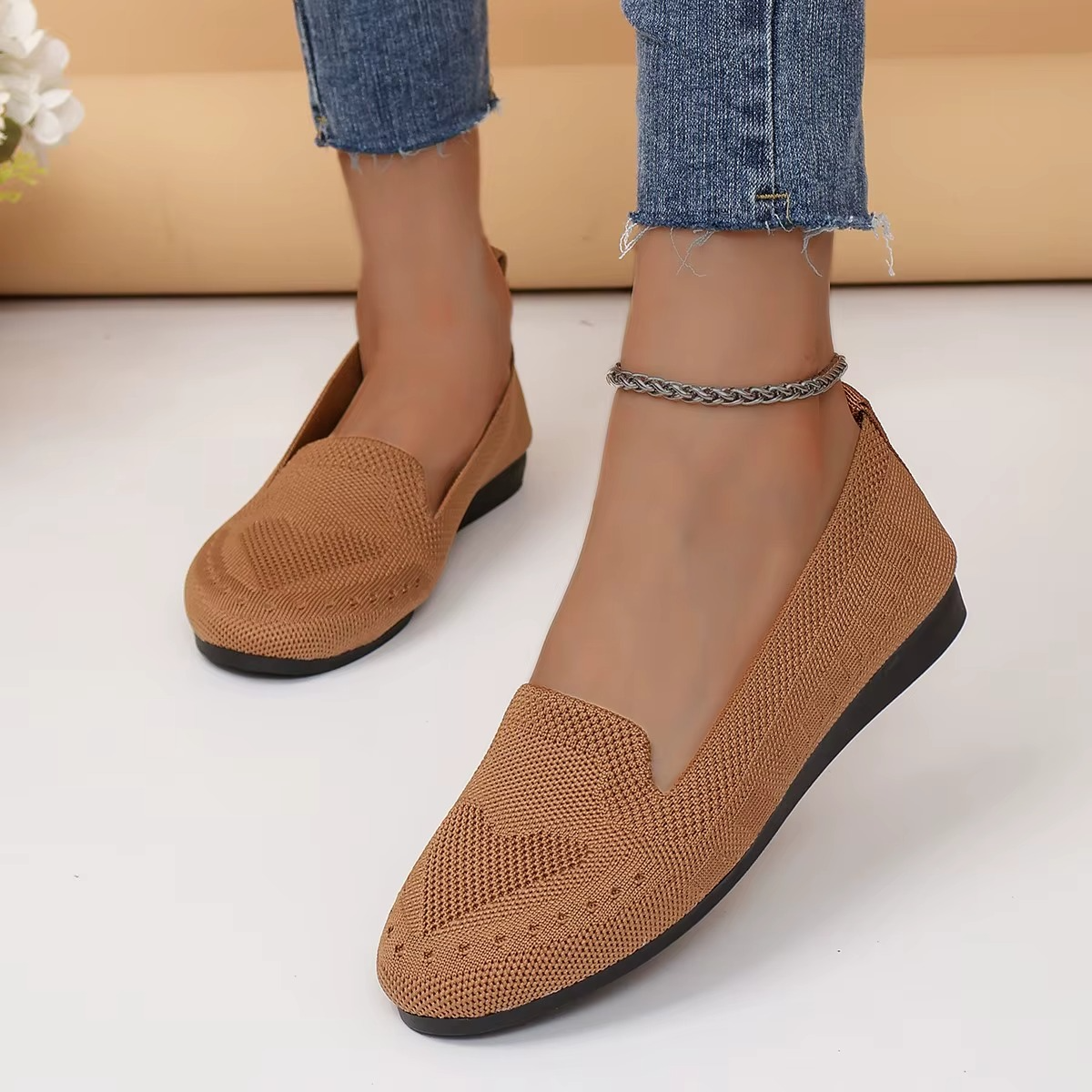 Velvet – Comfort Shoes - Beige - 37