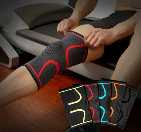 SportKing – Adjustable Knee Support - Black - L