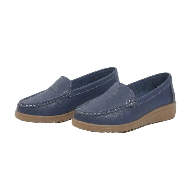 Elegant – Comfort Loafers - Orange - 35