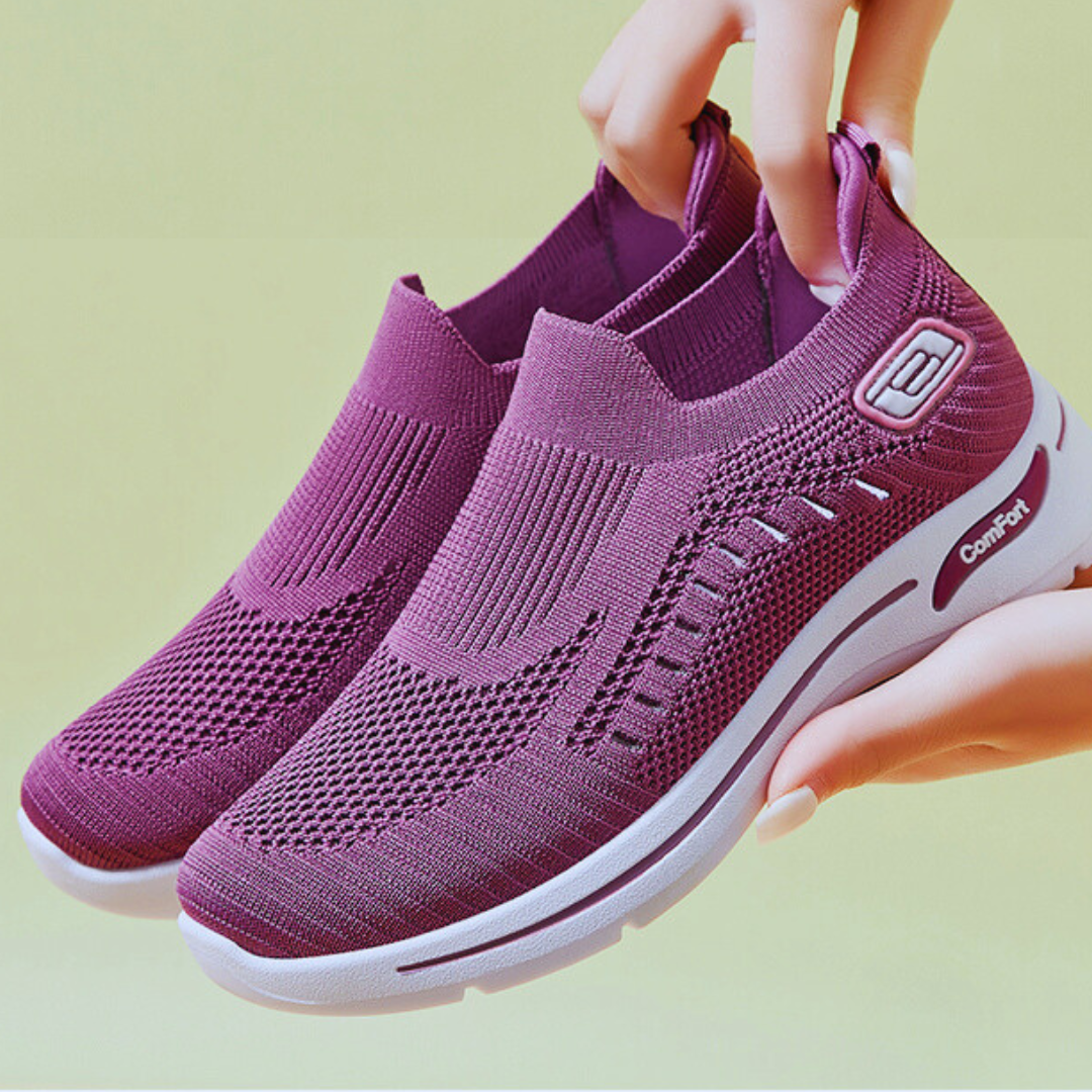 Serena – Women's Comfort Trainers - Pink - 36