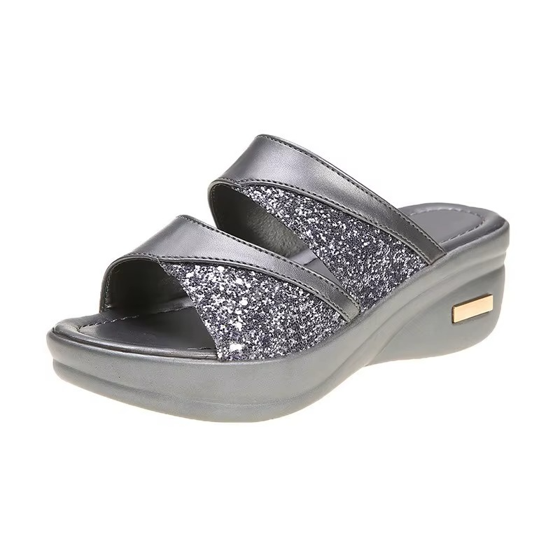 Dorato – Women's Comfort Sandals - Black - 43