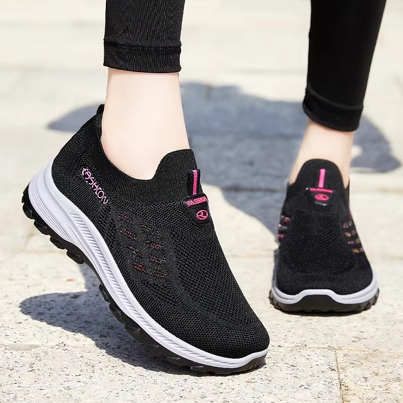 Skye – Comfort Trainers - Black - 36