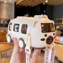 Kids Bus-Shaped Water Bottle