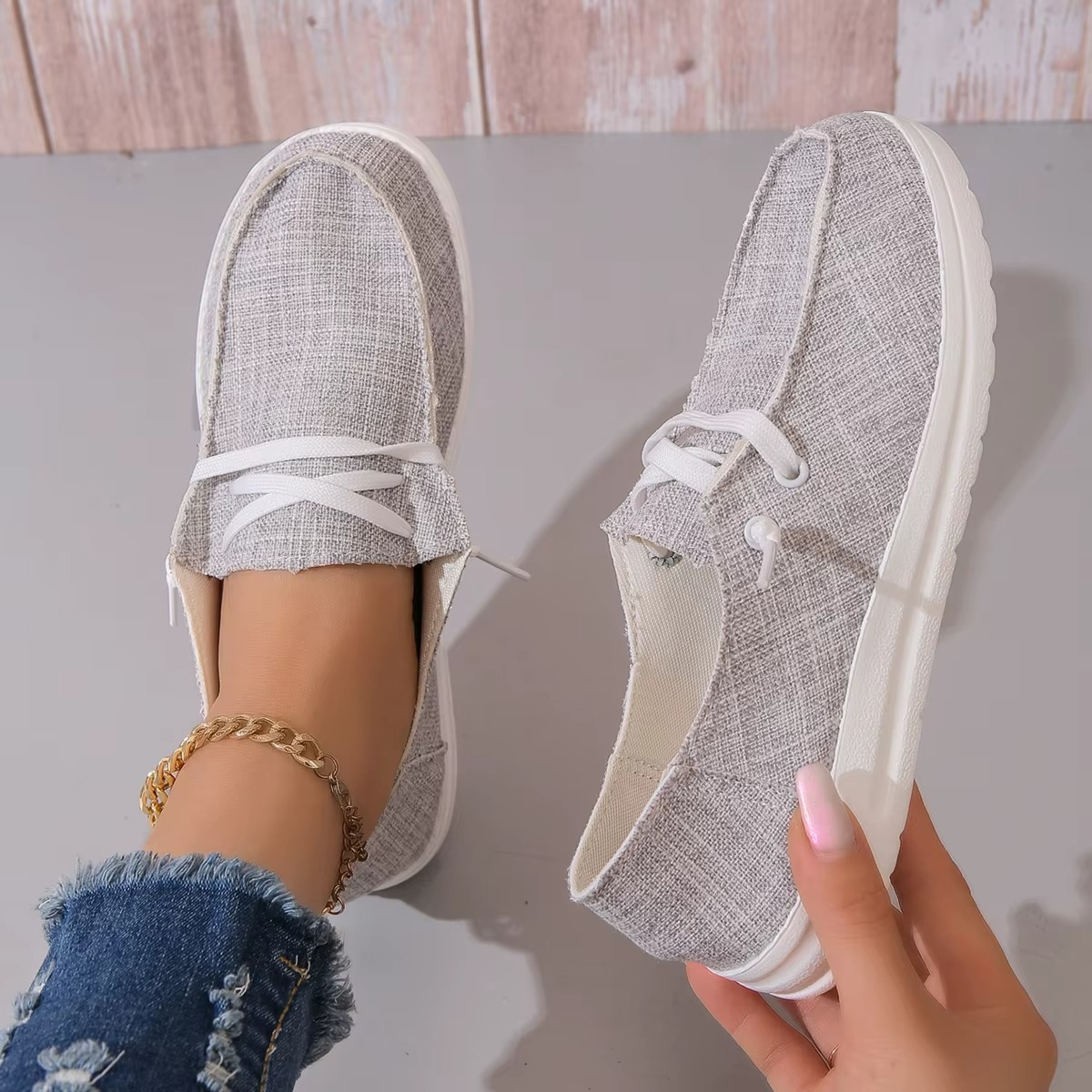 Lya – Comfort Trainers - White - 42