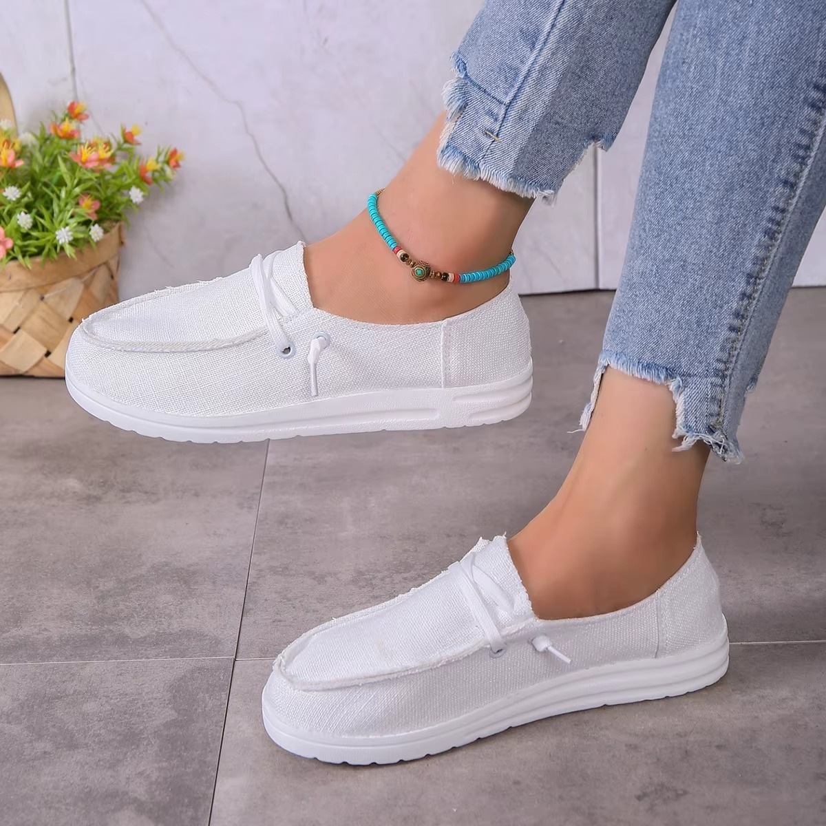 Lya – Comfort Trainers - White - 41