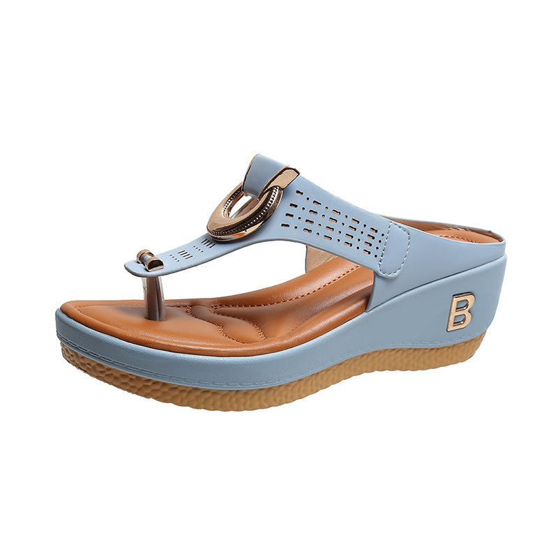 Beauty – Women's Comfort Sandals - Beige - 37