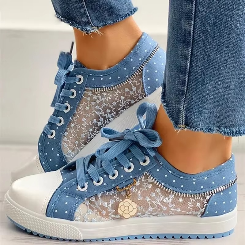 Floratta – Comfort Trainers - Blue - 36