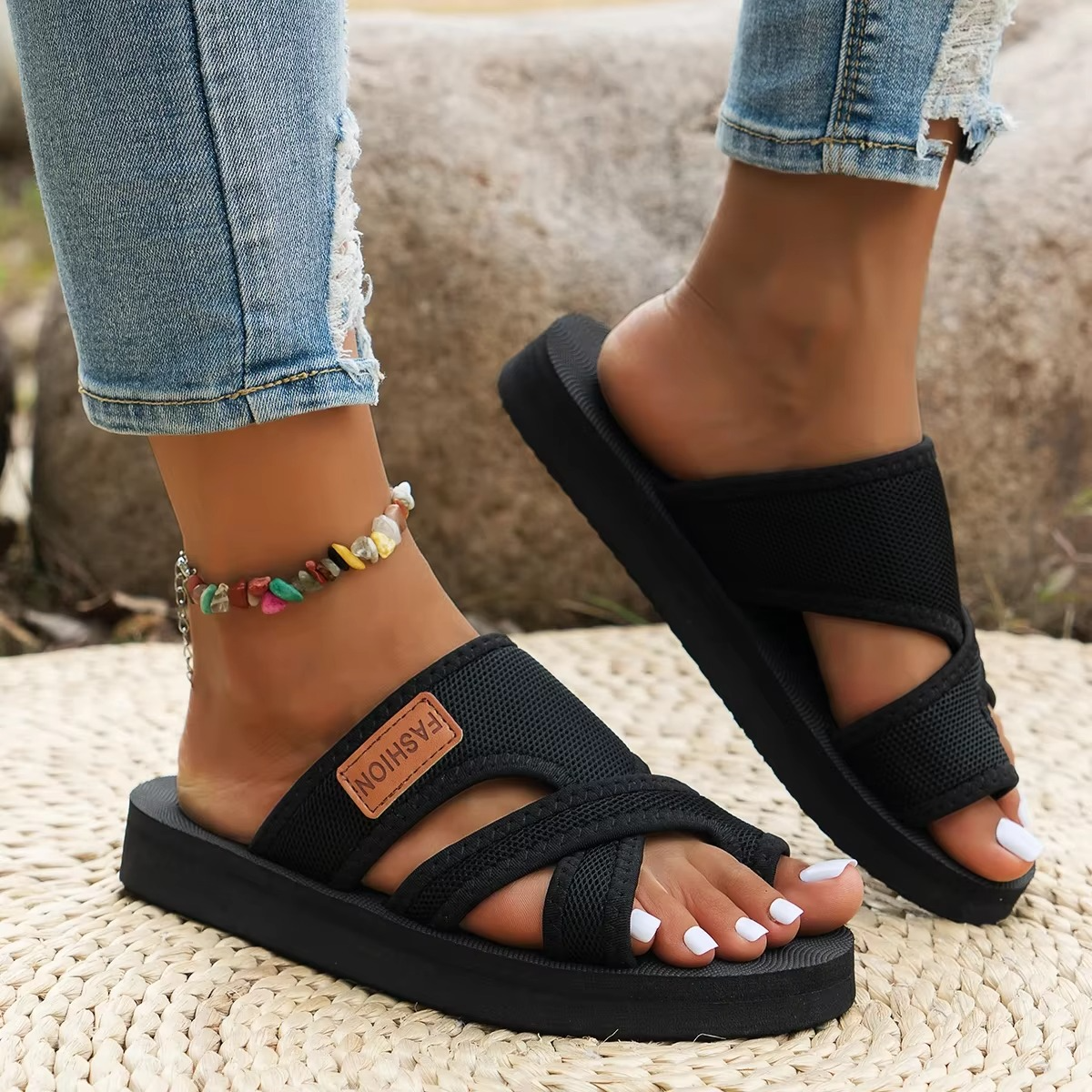 Pure Comfort – Women's Comfort Sandals - Black - 37