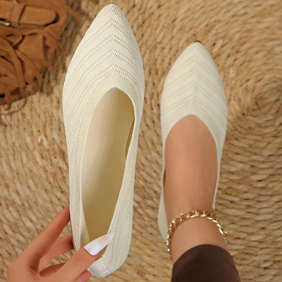 Fine Line – Comfort Shoes - White - 36