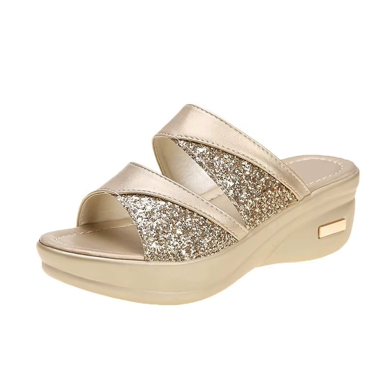 Dorato – Women's Comfort Sandals - Black - 42