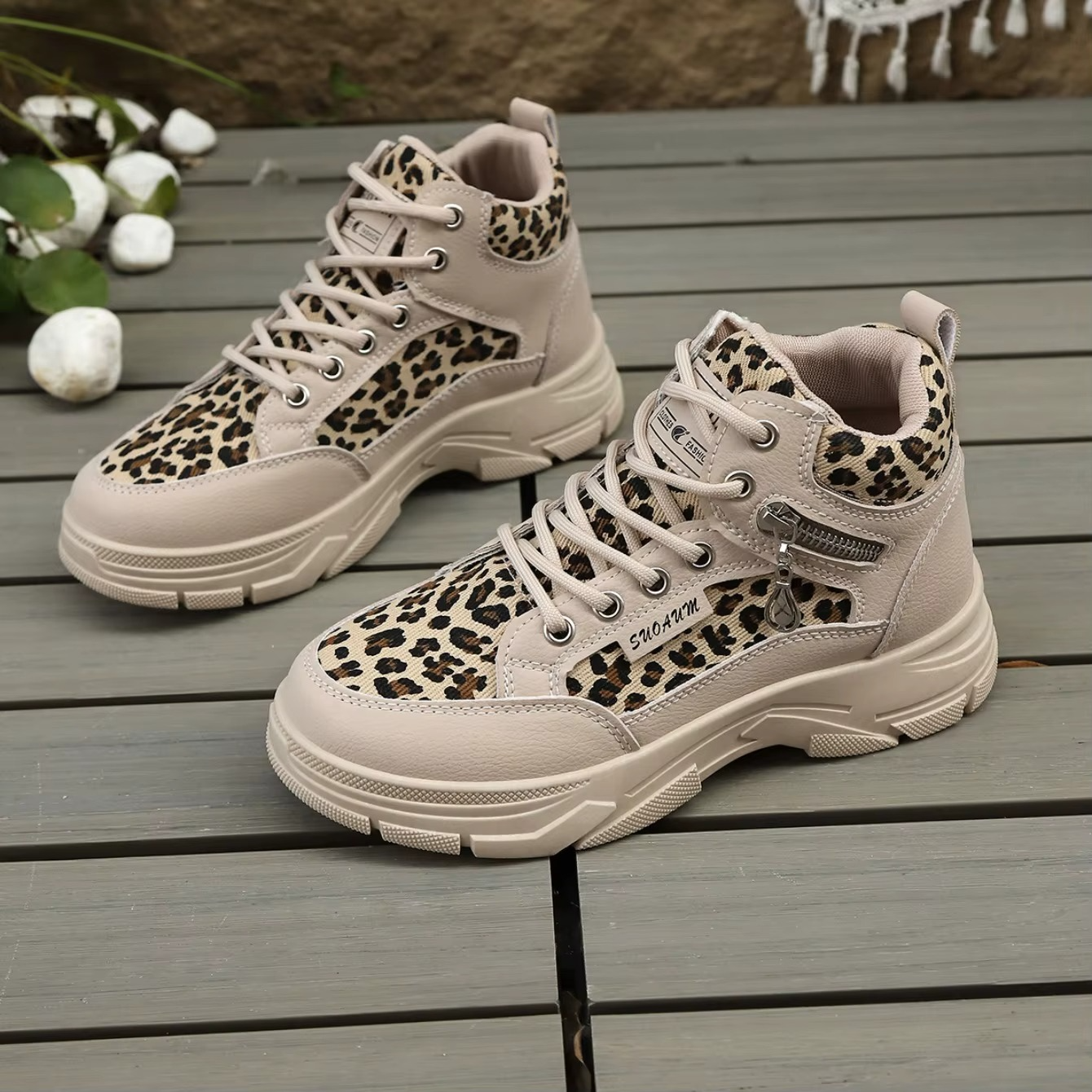 Cheetah – Comfort Trainers - Leopard Print - 41