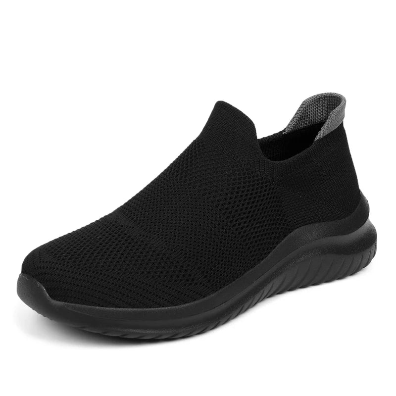 SportWalk – Comfort Sports Trainers - Black/White - 42