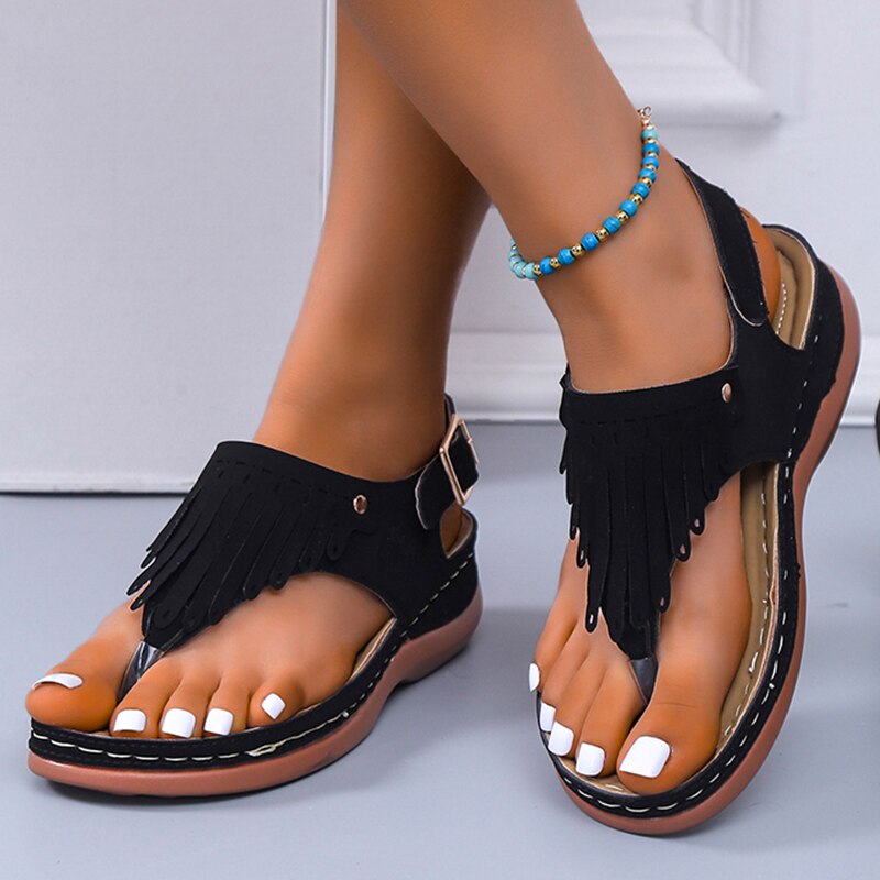 Beth – Women's Comfort Sandals - Brown - 37