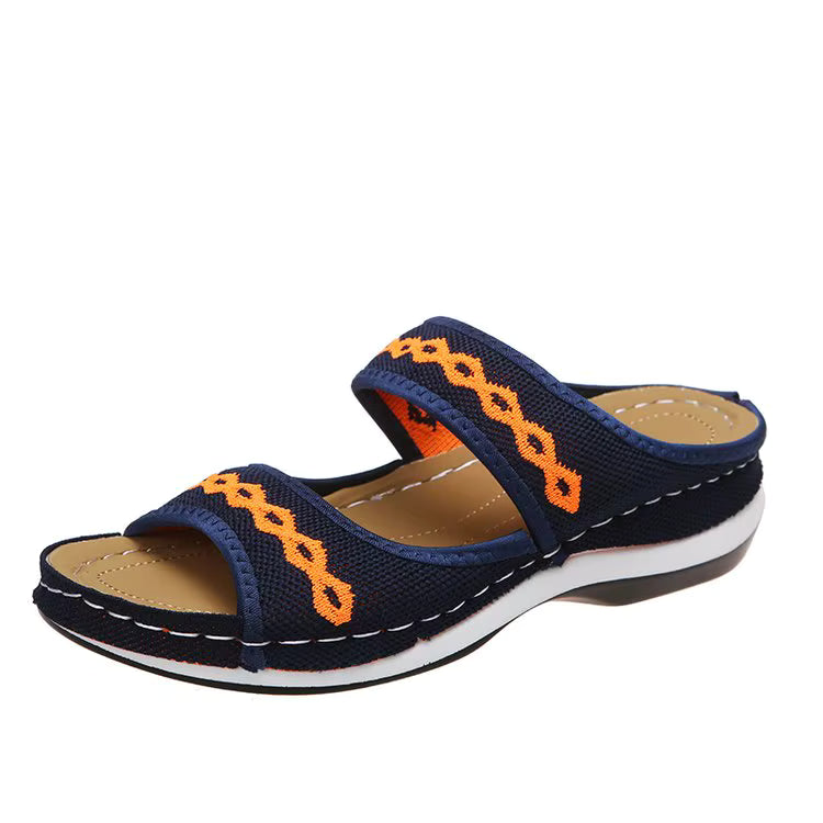Pandora – Women's Comfort Sandals - Blue - 35