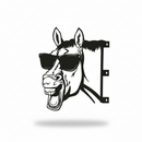 Farm Peeping Animal Metal Art