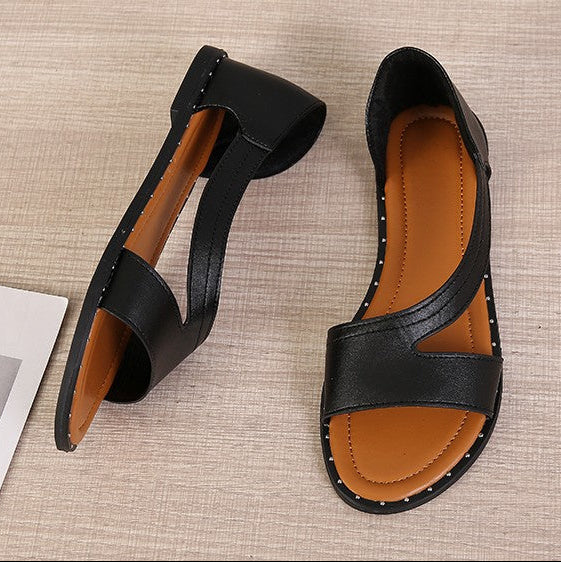 Hera – Women's Comfort Sandals - Black - 43