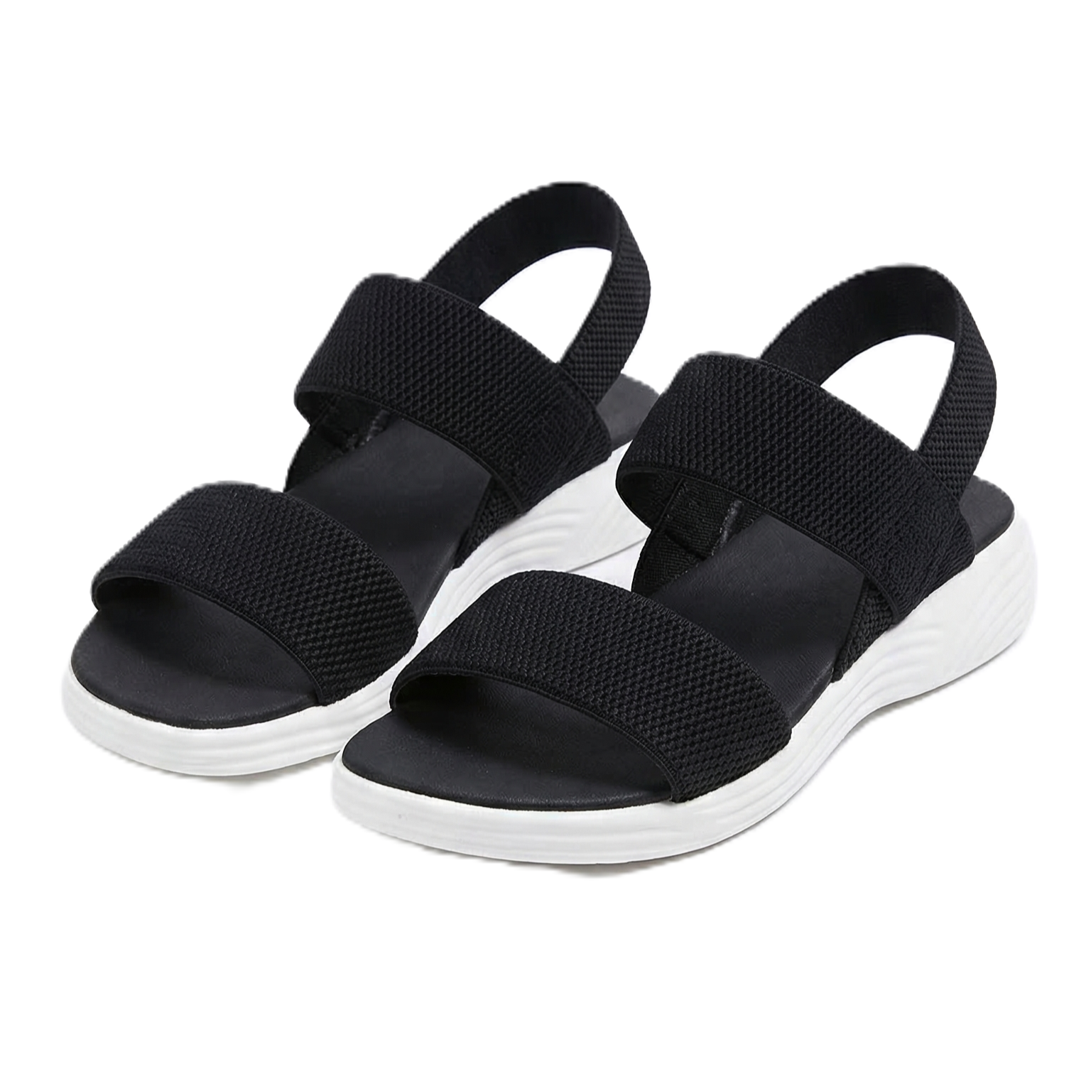 Milano – Women's Comfort Sandals - Black - 36