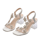 CrystalPetal Orthopedic Heels