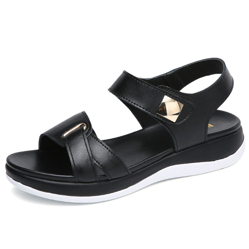 Korean – Women's Comfort Sandals - White - 38