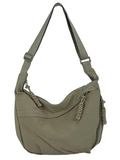Nylon Crescent Crossbody Bag