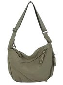 Nylon Crescent Crossbody Bag