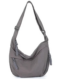 Nylon Crescent Crossbody Bag