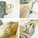 Nylon Crescent Crossbody Bag