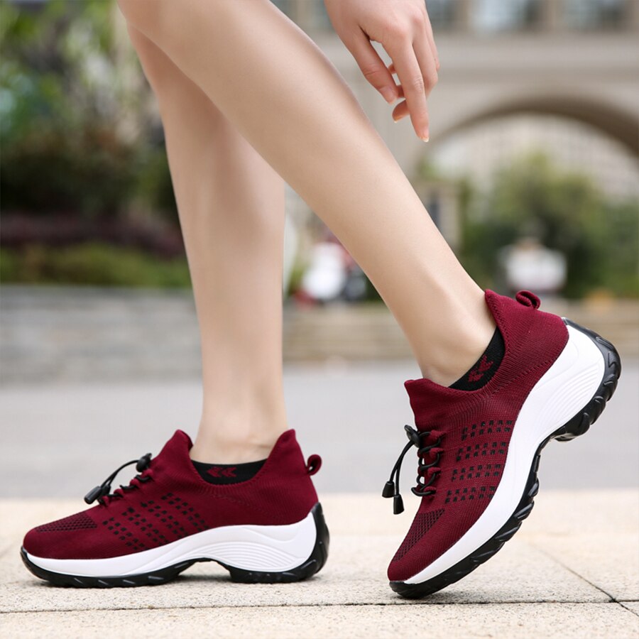 Run Comfort – Women's Comfort Trainers - Black/Purple - 43