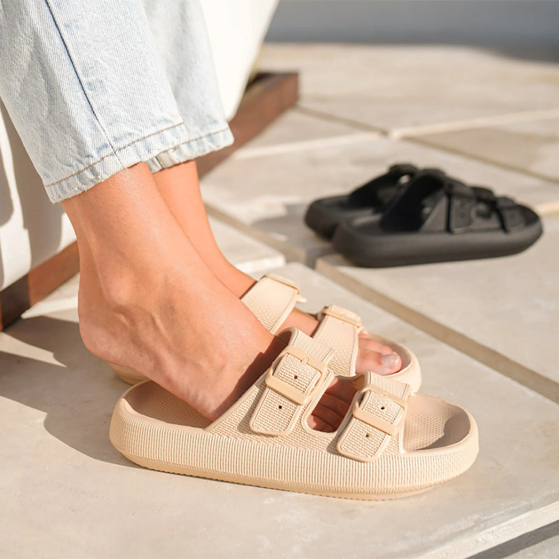 CloudSteps – Women's Comfort Sandals - Beige - 39
