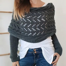 Bohemian Sleeved Shawl Scarf