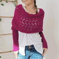 Bohemian Sleeved Shawl Scarf