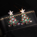 Sparkling Christmas Tree Earrings