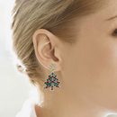 Sparkling Christmas Tree Earrings