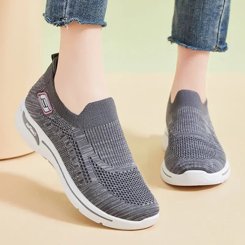 Serena – Women's Comfort Trainers - Black - 39