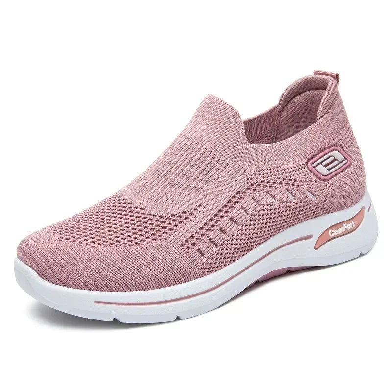 Serena – Women's Comfort Trainers - Pink - 39