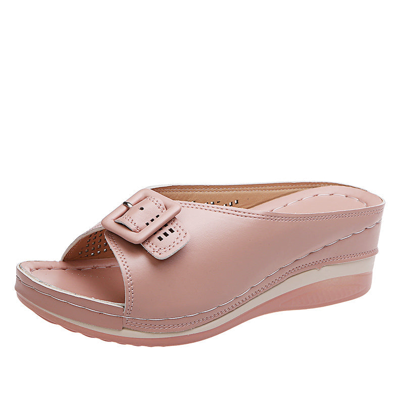 Venice Luxe – Women's Comfort Sandals - Pink - 42