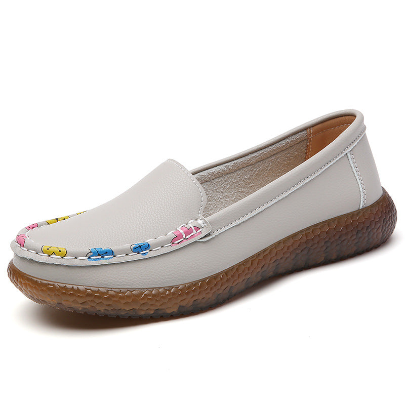 Floralis – Comfort Loafers - Beige - 38