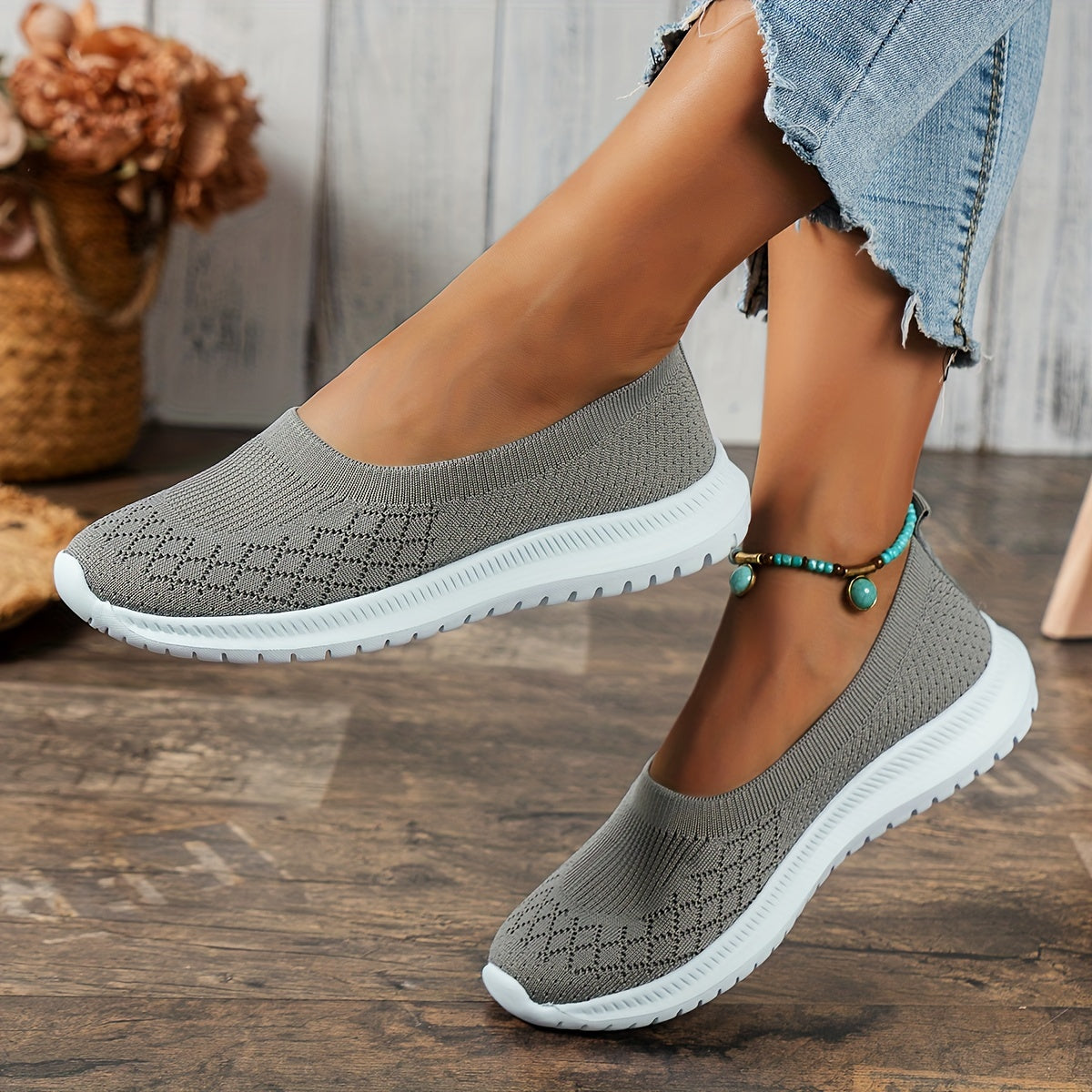Ultra Flex – Women's Comfort Trainers - Beige - 36