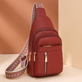 Women's Fashion Casual Solid Color Crossbody Bag