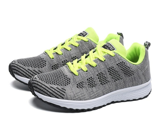 Life Comfort – Comfort Trainers - Grey/Pink - 35