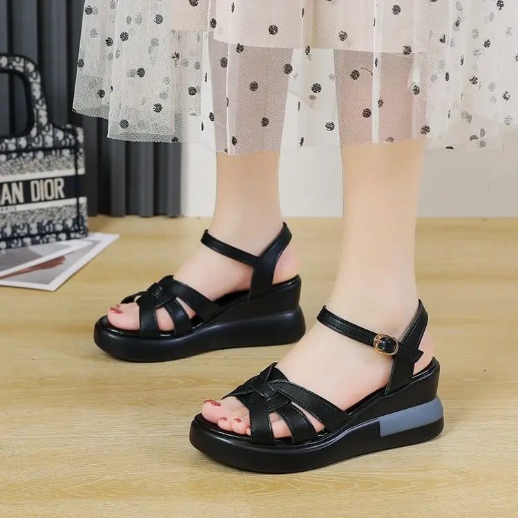 Amelie – Women's Comfort Sandals - Off-White - 37