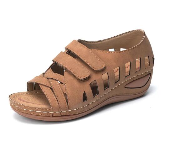 Star – Women's Comfort Sandals - Brown - 42