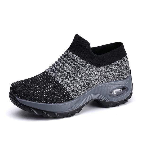 Air Comfort – Comfort Trainers - Black/Grey - 42
