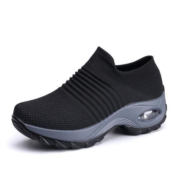 Air Comfort – Comfort Trainers - Black/Grey - 35